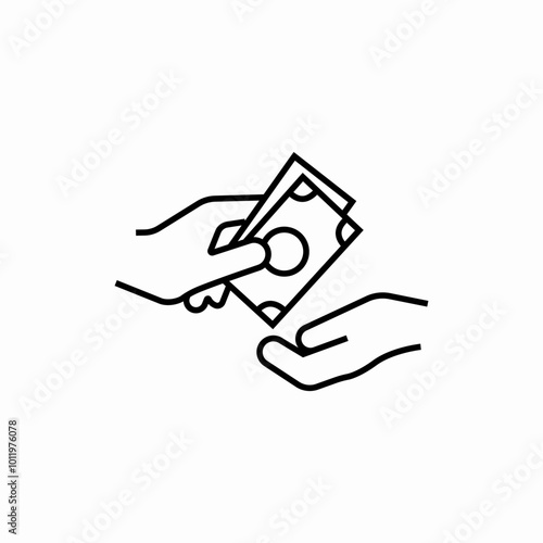 take money cash icon sign vector