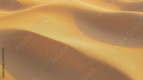 Soft undulating dunes painted in warm clay tones reflect the calming glow of evening light