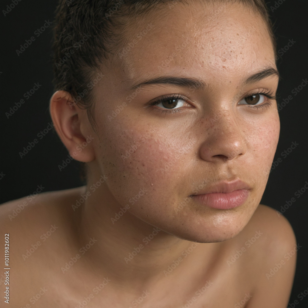 Obraz premium Portrait photo of a young woman