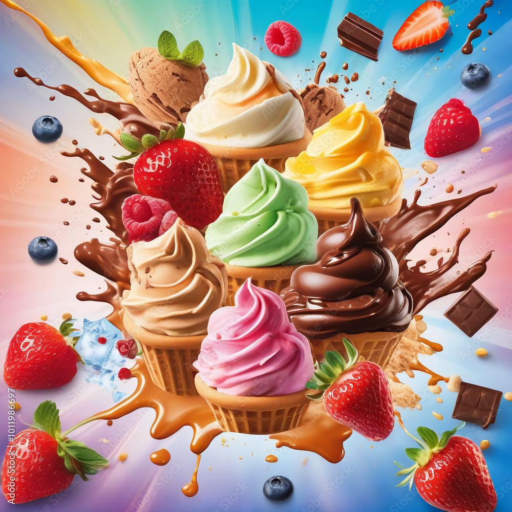 Ice Cream Explosion Ice Cream Explosion
