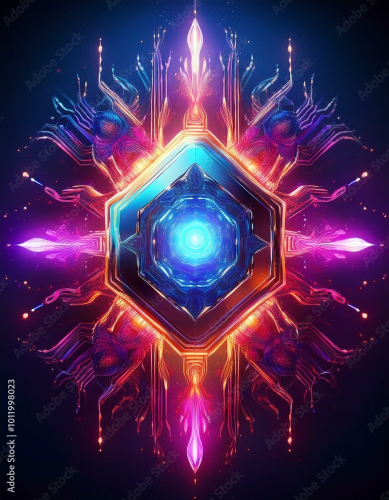 Abstract glowing design Abstract glowing design