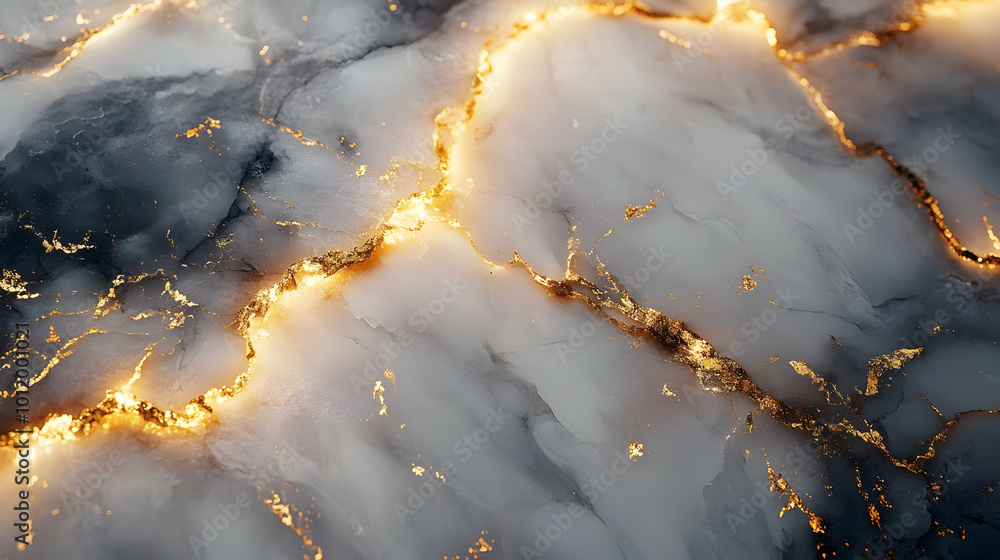Abstract Background with Gold Veins Abstract Background with Gold Veins