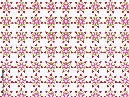 Seamless Floral Pattern Colorful Flower Floral Vector