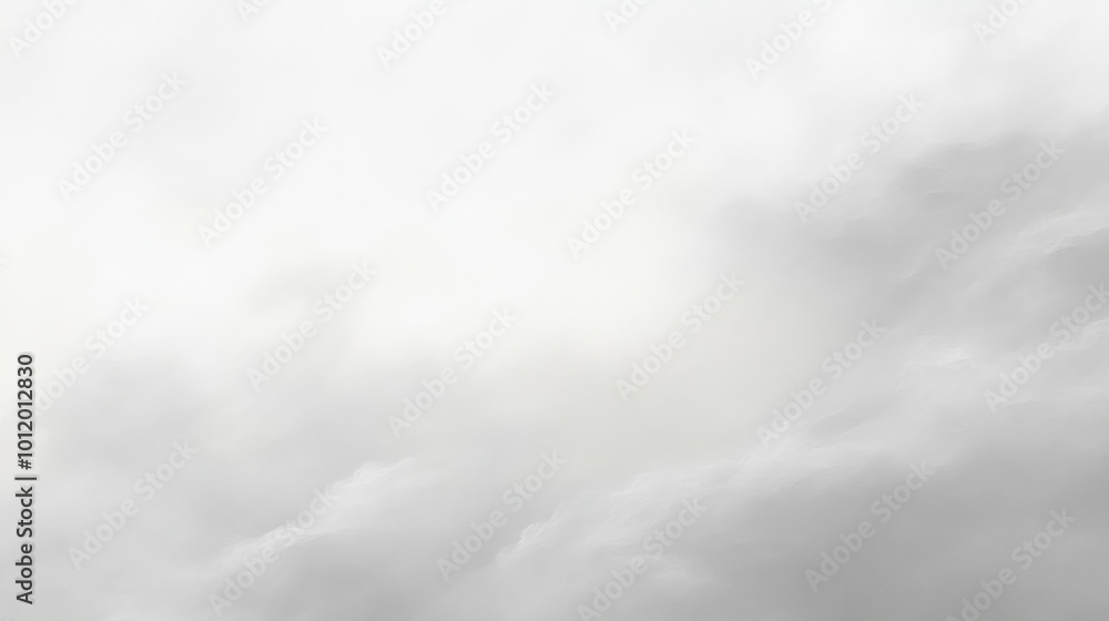 Fototapeta premium The sky softly dressed in gentle white clouds evokes tranquility and calmness
