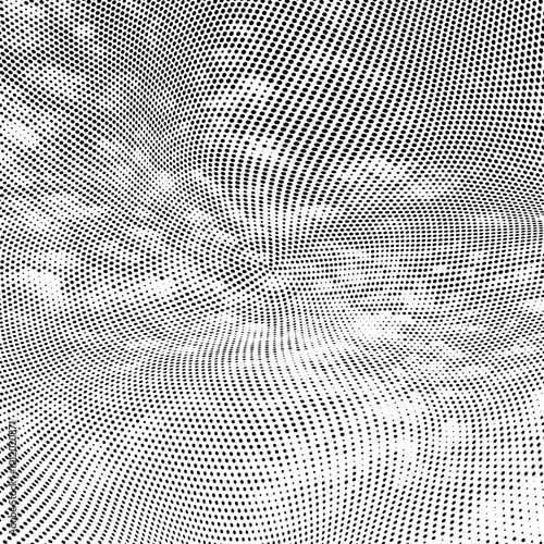 Vector Halftone Pattern. Set of Dots. Dotted Texture on White Background. Overlay Grunge Template. Distress Linear Design. Fade Monochrome Points. Pop Art Backdrop.