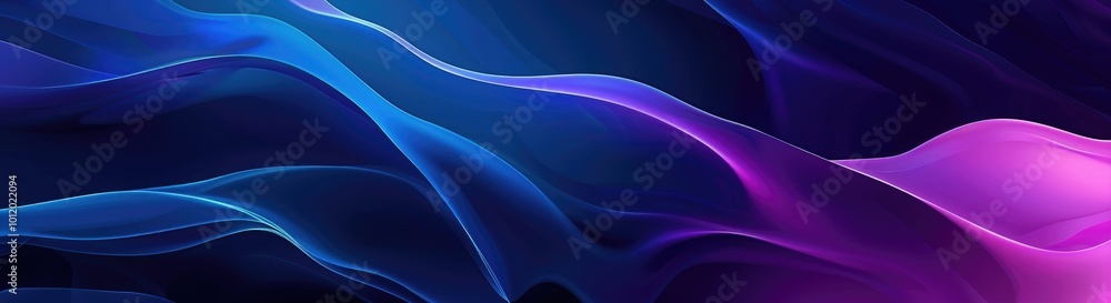 Abstract background vector, with a blue and purple gradient, dark colors, and wavy shapes Abstract background vector, with a blue and purple gradient, dark colors, and wavy shapes