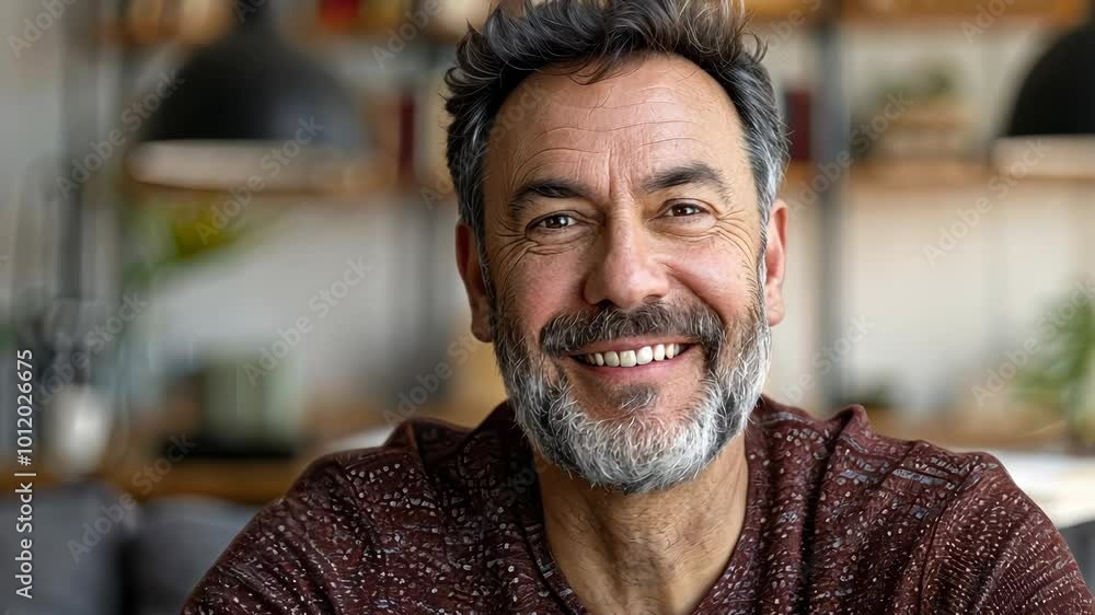 A cheerful man works on his laptop at home, radiating productivity and joy on a relaxing afternoon A cheerful man works on his laptop at home, radiating productivity and joy on a relaxing afternoon