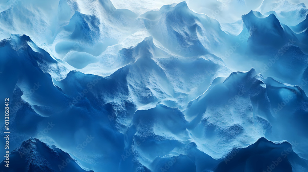 Abstract 3D Blue Mountain Background Abstract 3D Blue Mountain Background