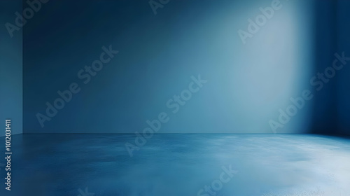 Abstract Blue Corner Background Illustration