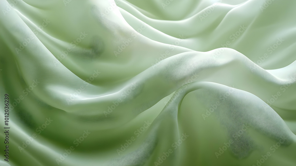 Obraz premium Abstract Green Fabric Texture Background