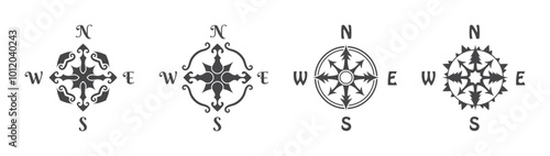 Compass rose designs