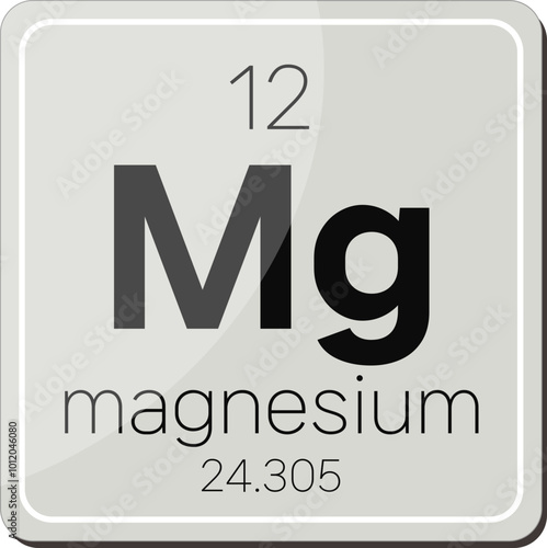 중금속 원소기호 원자 주기율표 아이콘 일러스트 벡터 이미지