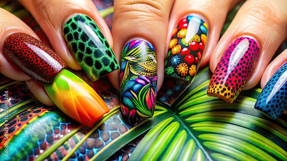 Creative Stone Nail Art Design Featuring Colorful Patterns and Textures for Stunning Manicure Ideas Creative Stone Nail Art Design Featuring Colorful Patterns and Textures for Stunning Manicure Ideas