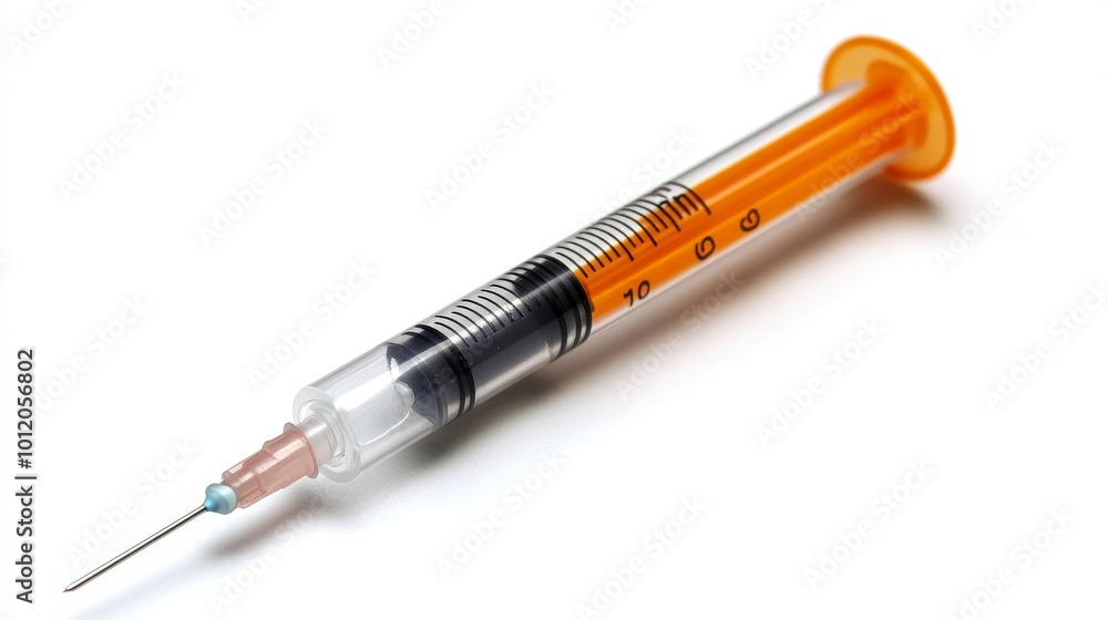 Epinephrine Shot Syringe, Generative AI Epinephrine Shot Syringe, Generative AI