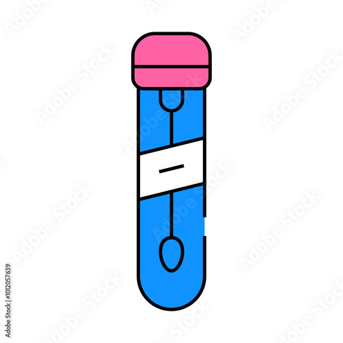 feces container line icon vector. feces container sign. isolated symbol illustration