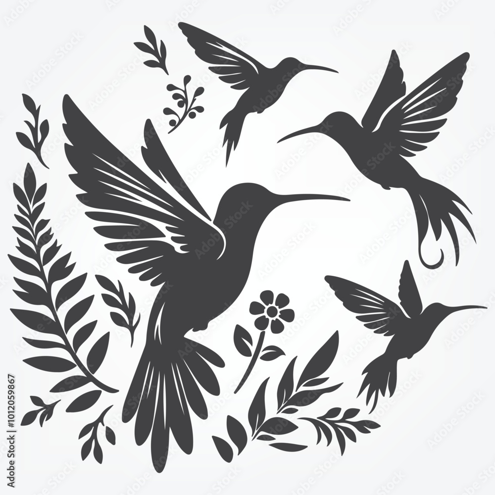 Obraz premium set of birds