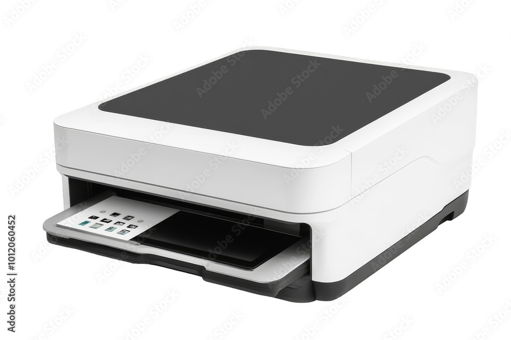 Printer on transparent background Printer on transparent background