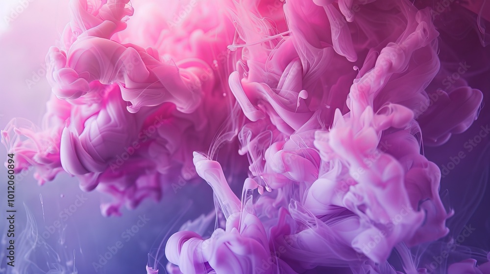 Vibrant Swirling Ink A Captivating Abstract Masterpiece in Pink and Purple Waters Ideal for Creative Projects and Artistic Visuals Vibrant Swirling Ink A Captivating Abstract Masterpiece in Pink and Purple Waters Ideal for Creative Projects and Artistic Visuals