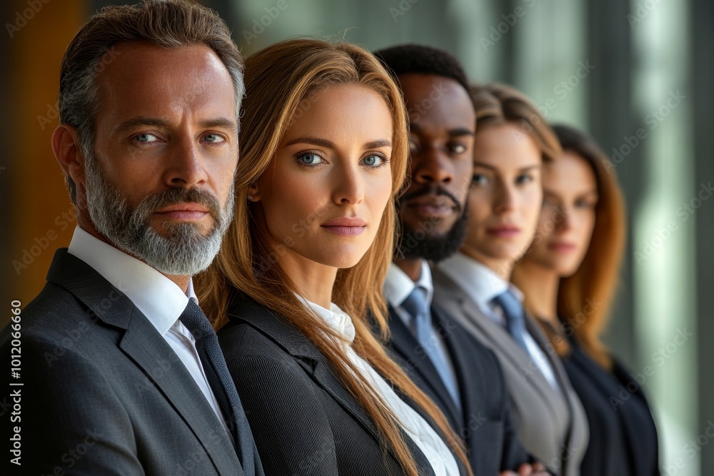 Portrait Of Confident Business Team, Generative AI Portrait Of Confident Business Team, Generative AI