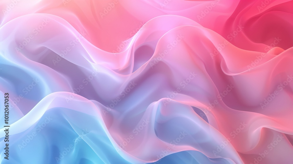 Obraz premium Vibrant Pastel Dreams Abstract Gradient Background with Soft Transitions