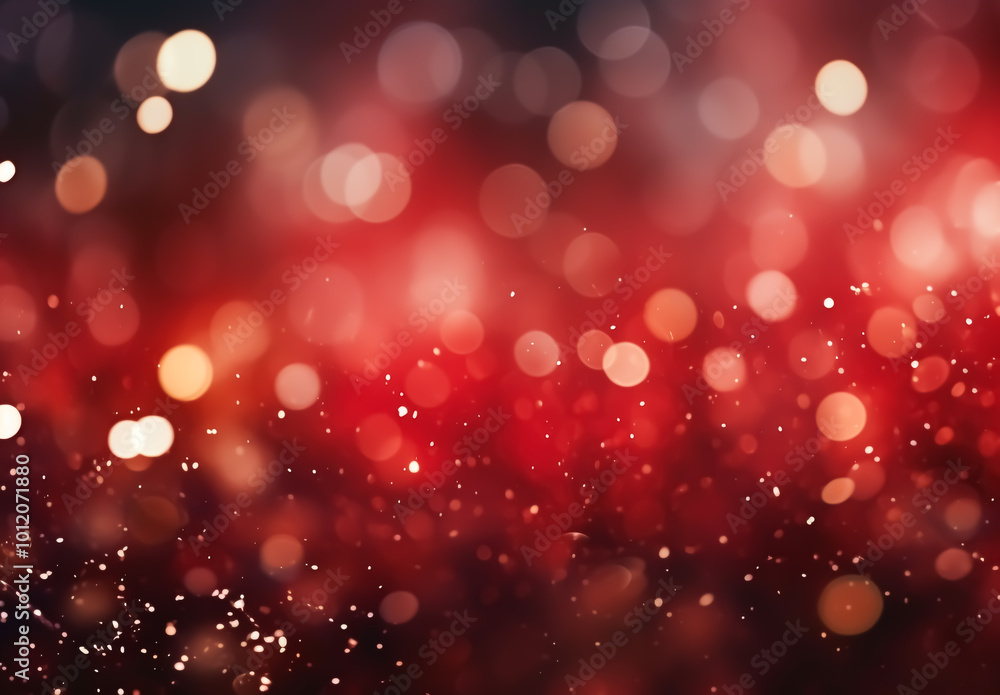 Sparkling red and golden christmas background Sparkling red and golden christmas background
