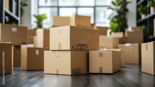 Home Business Delivery And Packing Work, Generative AI