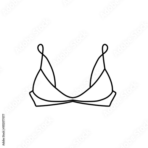 outline of women's panties