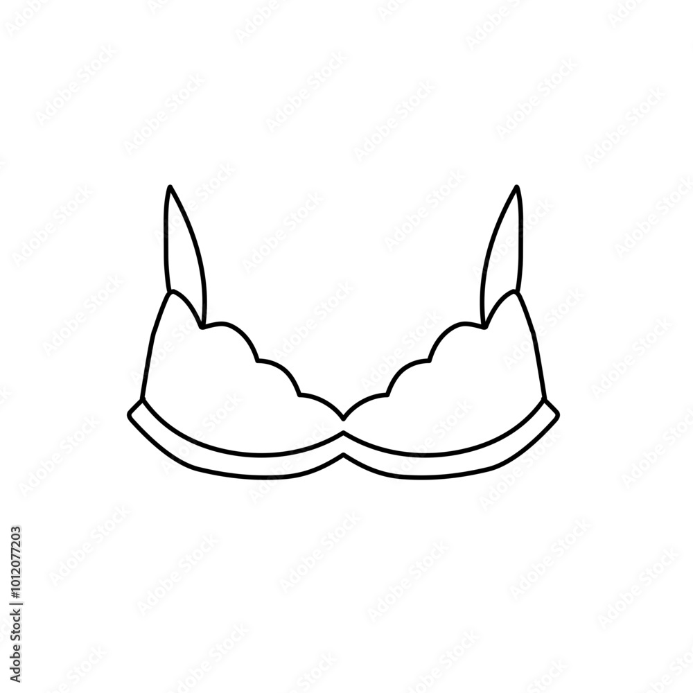 Obraz premium outline of women's panties
