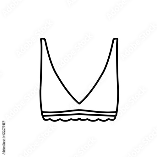 outline of women's panties