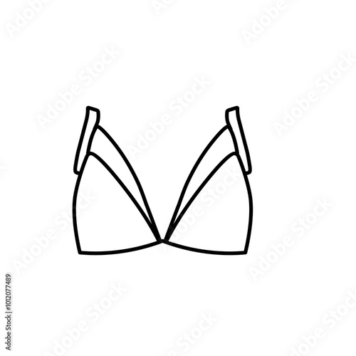 outline of women's panties