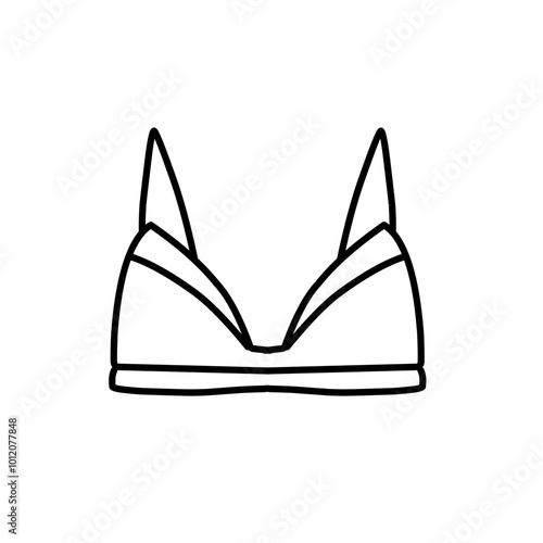 outline of women's panties