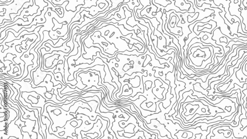 Topographic map background. Geographic abstract patterns grid. The topo contour map with stylized height.