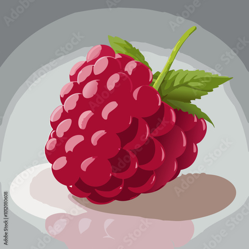 Ripe raspberry