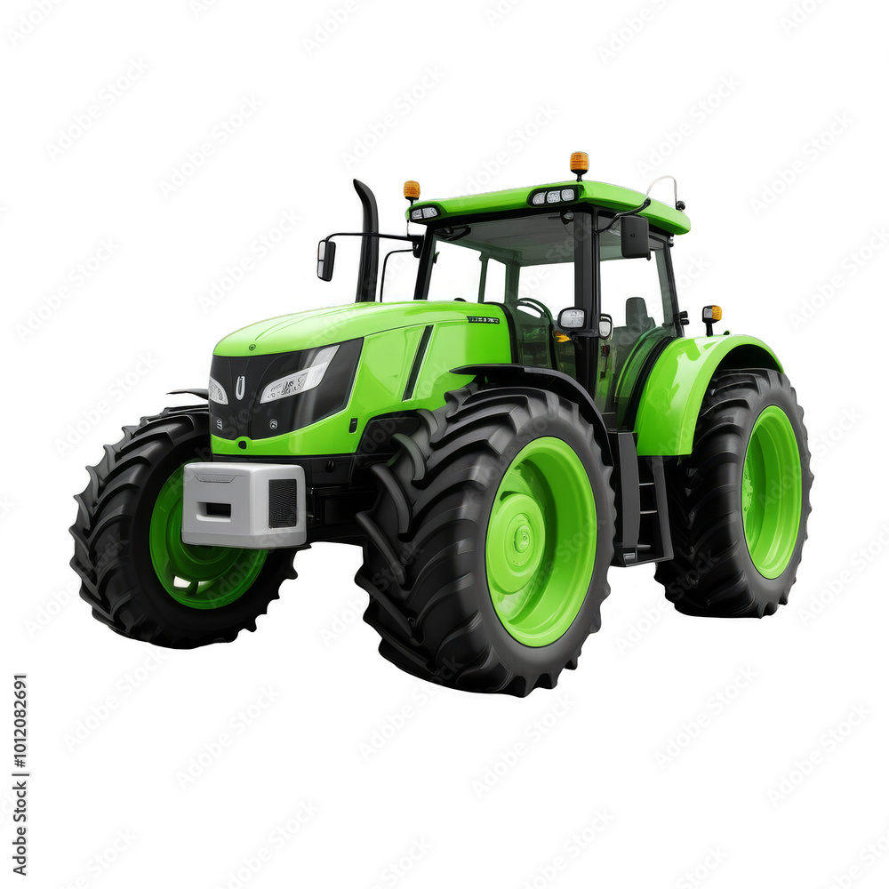 3D Agricultural Tractor with Detailed Design 3D Agricultural Tractor with Detailed Design