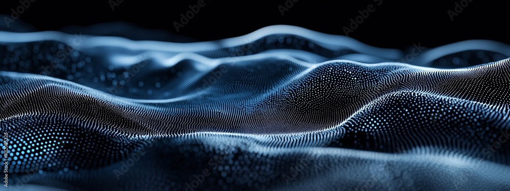 Horizontal abstract futuristic technology abstract lines on black, dark blue background. Futuristic technology. Network, energy, internet, speed. Psychedelic blue lights. Fluorescent colors Horizontal abstract futuristic technology abstract lines on black, dark blue background. Futuristic technology. Network, energy, internet, speed. Psychedelic blue lights. Fluorescent colors