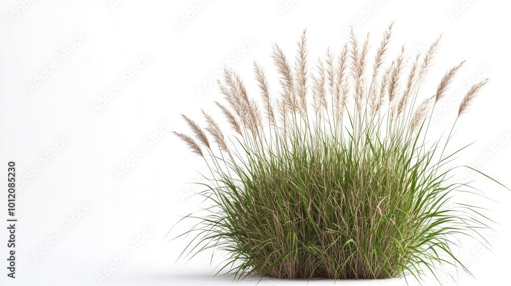 Ornamental Grass Bloom. AI generated illustration. Ornamental Grass Bloom. AI generated illustration.