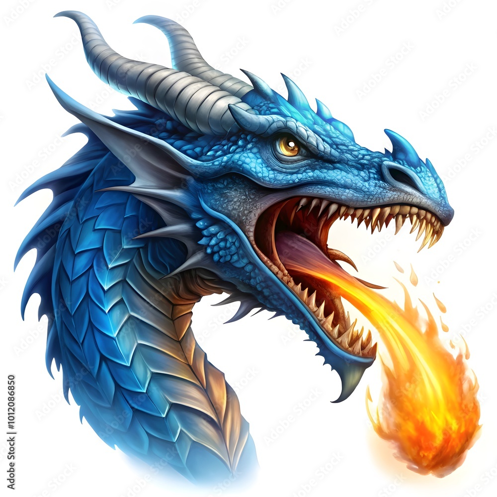 blue dragon head blue dragon head