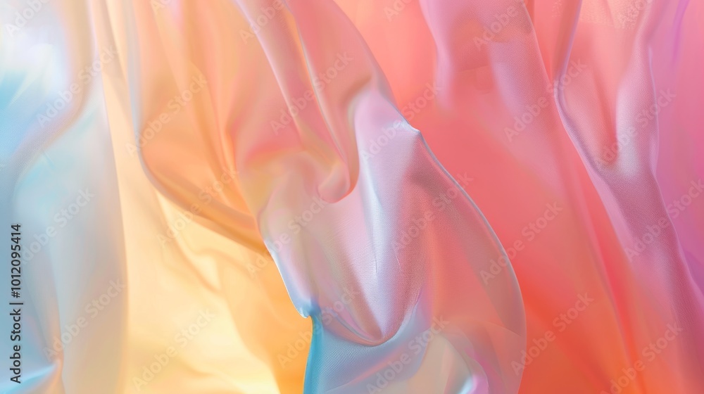 Obraz premium Pastel Dreams Stunning Gradient Image with Soft Color Blends and Subtle Hues Perfect for Backgrounds Design Projects and More