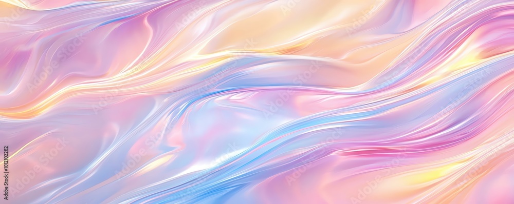 Fluid motion of pastelcolored waves in an abstract, serene pattern Fluid motion of pastelcolored waves in an abstract, serene pattern