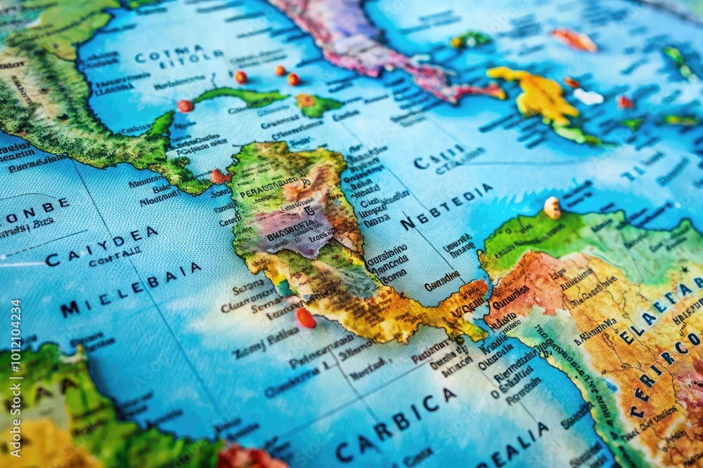Detailed Political Map of Central America Featuring Countries, Borders, and Major Cities for Reference Detailed Political Map of Central America Featuring Countries, Borders, and Major Cities for Reference