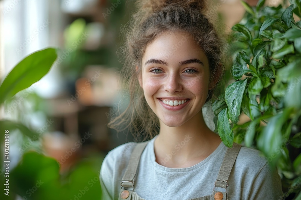 Portrait of smiling young waitress holding digital tablet while taking orders at outdoor cafe terrace lit by warm sunlight, Generative AI Portrait of smiling young waitress holding digital tablet while taking orders at outdoor cafe terrace lit by warm sunlight, Generative AI