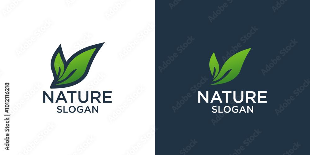 green leaf logo design vector and nature symbol green leaf logo design vector and nature symbol
