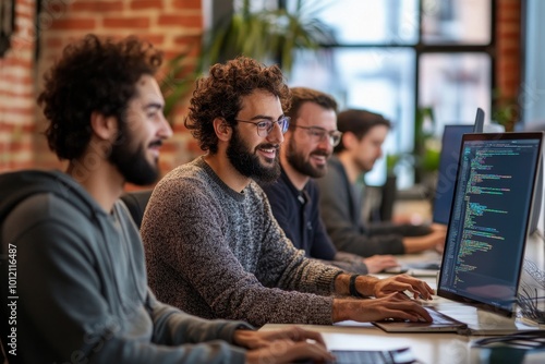 Creative Software Development Team in Office, Generative AI