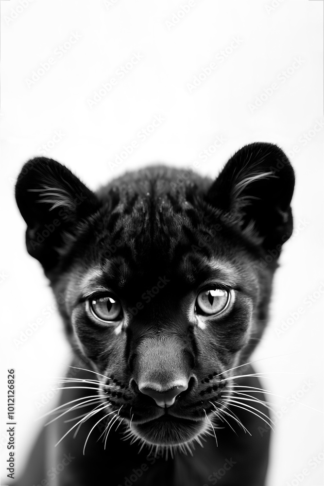 Obraz premium baby panther