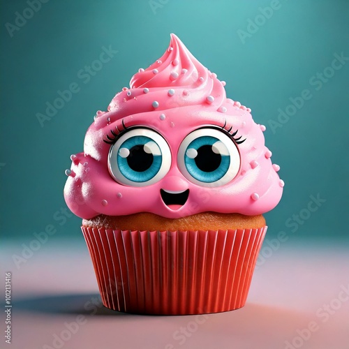 Cute Cartoon Pink Birthday ...