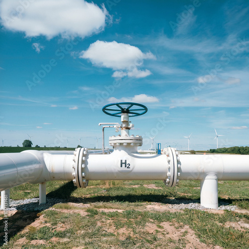 Infraestructura de transporte de hidrógeno con energía renovable