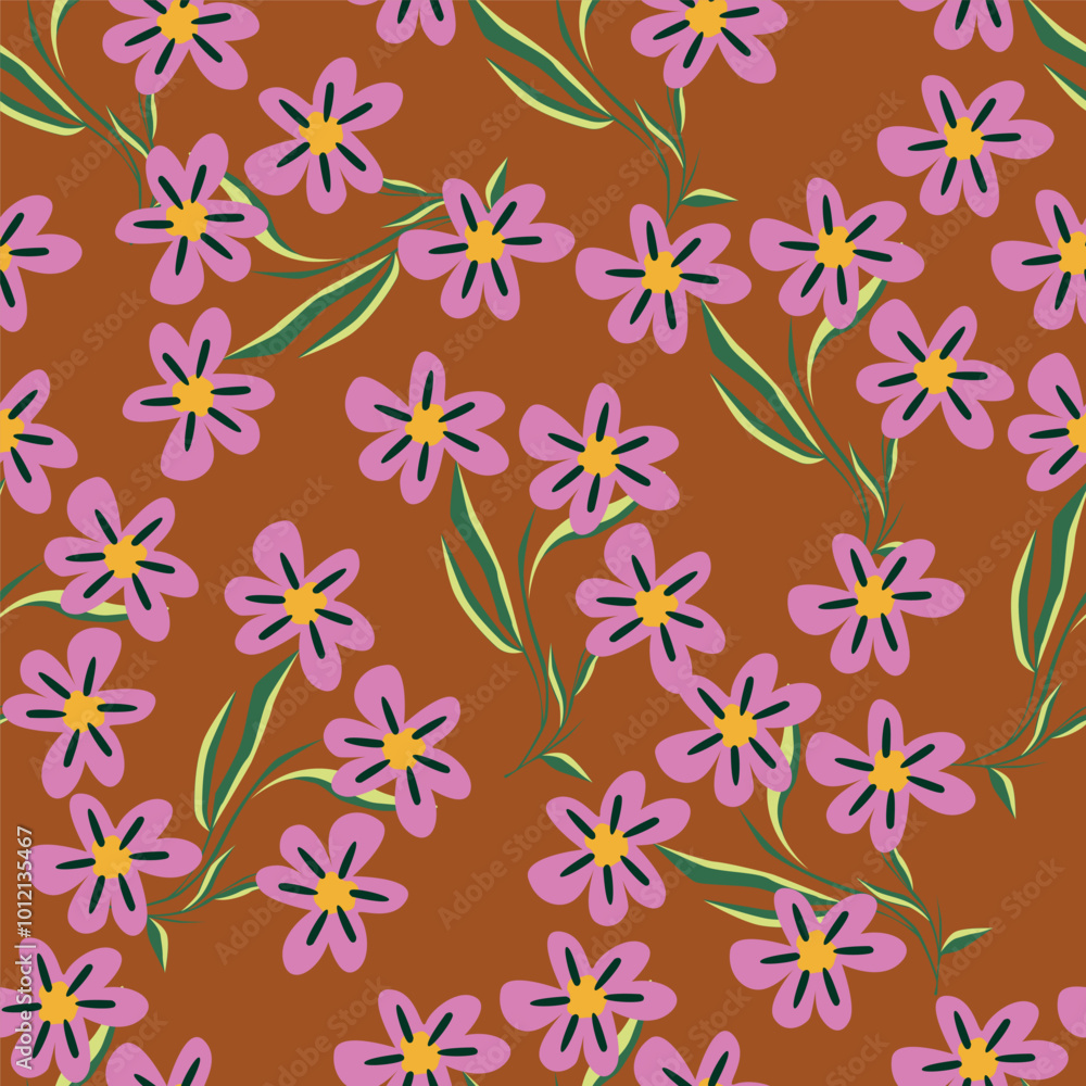 Fototapeta premium Abstract elegance pattern with floral background.