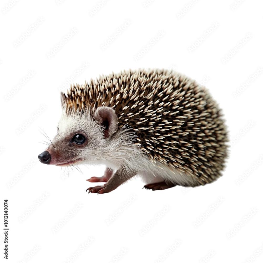 Fototapeta premium hedgehog ,isolated on white background , transparent png image