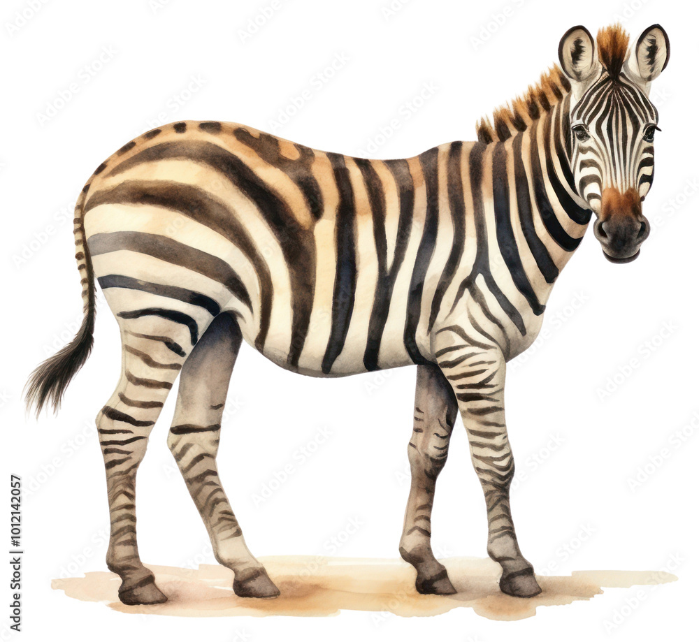 Fototapeta premium PNG Wildlife animal mammal zebra.