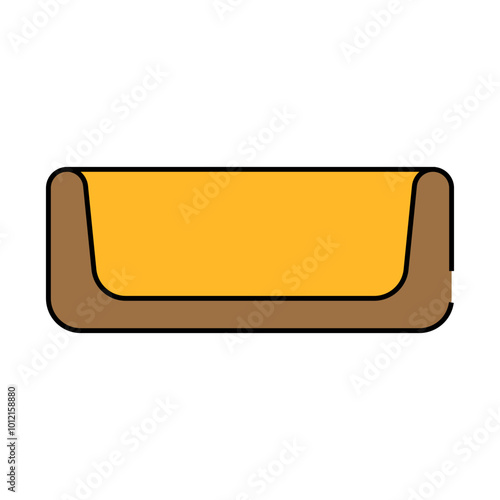 rosin for violin line icon vector. rosin for violin sign. isolated symbol illustration